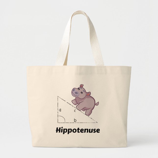 Hippotenuse rolig Math Jumbo Tygkasse (Framsidan)