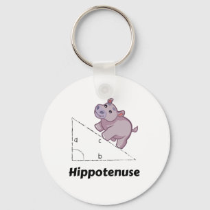 Hippotenuse rolig Math Nyckelring