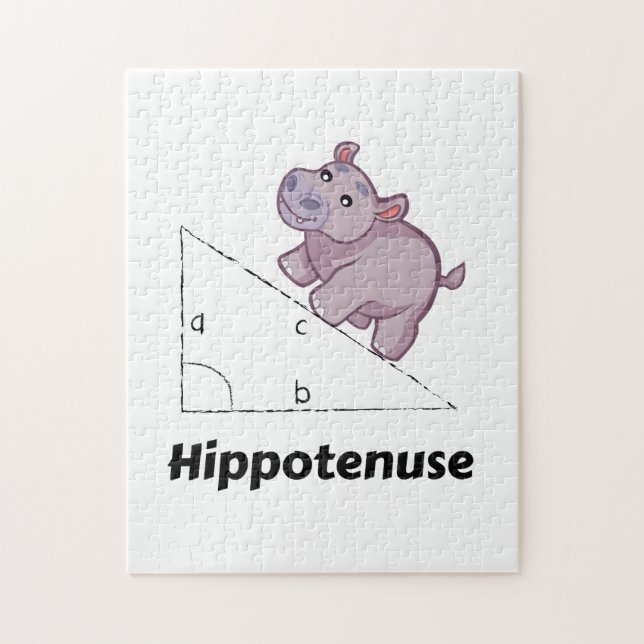 Hippotenuse rolig Math Pussel (Vertikal)