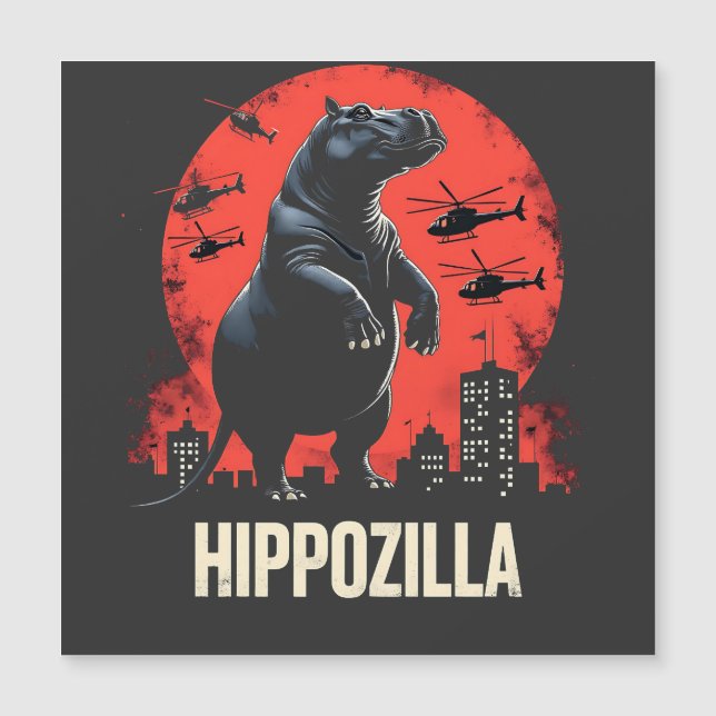 Hippozilla Spooky Moo Deng Baby Pygmy Hippo (Framsida)