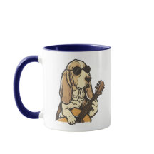 Hippy Beagle spelar gitarr