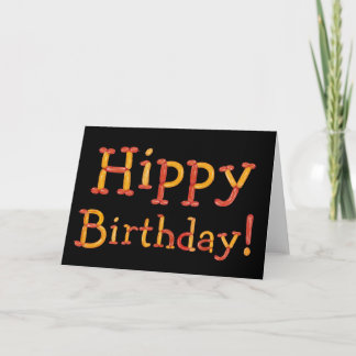 Hippy Birthday-kort Kort