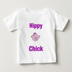 Hippy Chick - Baby T Shirt