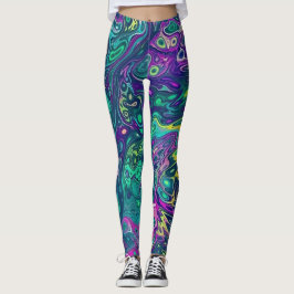 Hippy Dippy Trippy Leggings - Coola