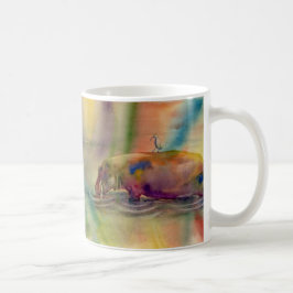 Hippy Dippy, vattenfärgkonstmugg Kaffemugg