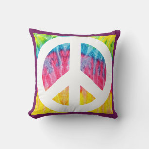 Hippy fredstecken Cushion Kudde