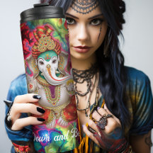 Hippy Ganesh Galaxy Thermal Tumbler på 1990-talet