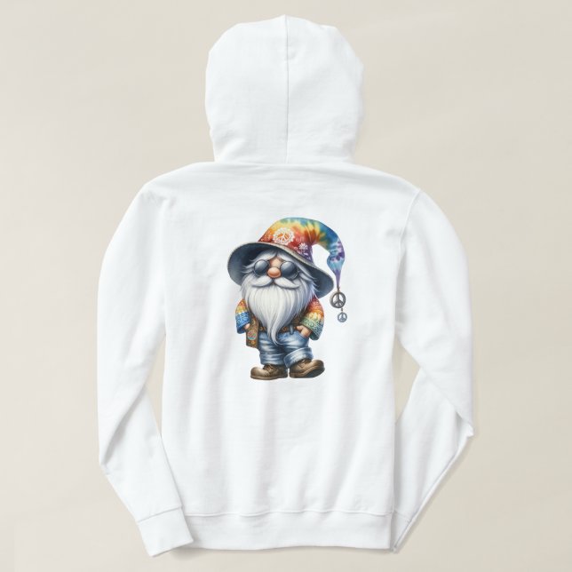Hippy Gnome Hoodie (Design baksida)