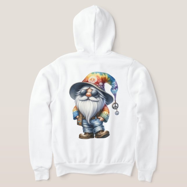 Hippy Gnome T Shirt (Laydown Baksida)