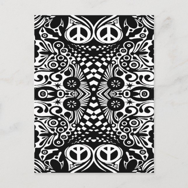 Hippy Heaven Vykort (Framsida)