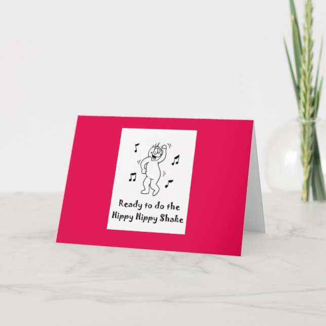 Hippy Hippy Shake Kort (Framsida)
