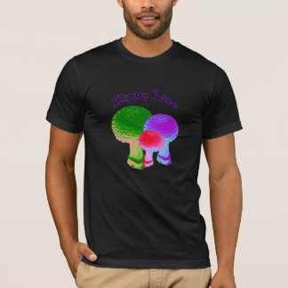 Hippy Life Neon MushRums T Shirt