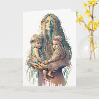 Hippy Mor & Twin Daughters, Mors dag Kort