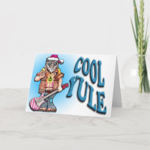 Hippy Santa Helgkort