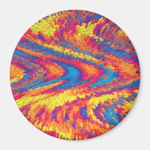 Hippy Swirls...... Magnet