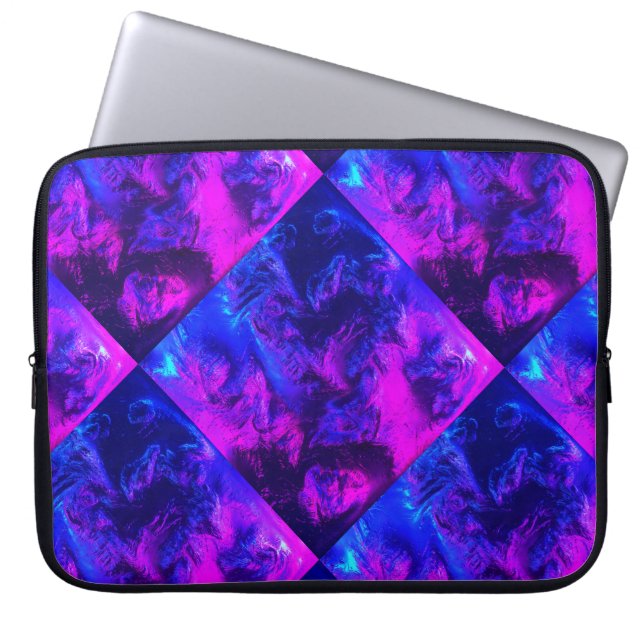 Hippy Yoga Laptop sleeve - Colorful Universe (Framsidan)