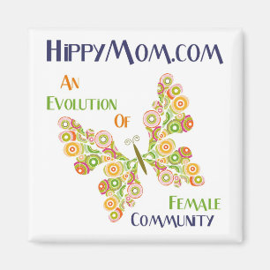HippyMom kvadrerar magneten Magnet