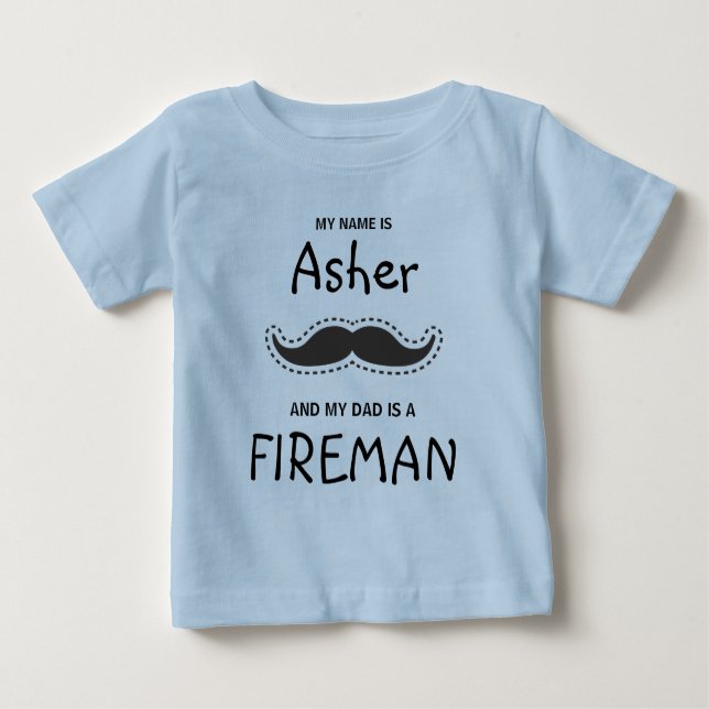 Hipster and Boho design with a Mustache in Black T Shirt (Framsida)