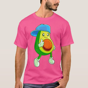 Hipster Avocado coola Skater Guacamole Vegan T Shirt