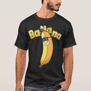 Hipster Banana Funny Vegan Fruit Älskare Gift T Shirt