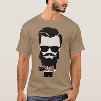 Hipster Barista Fred T Shirt