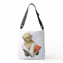 Hipster Bear Tote Bag