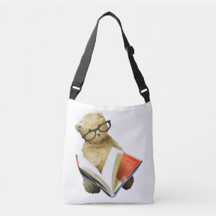 Hipster Bear Tote Bag Axelväska