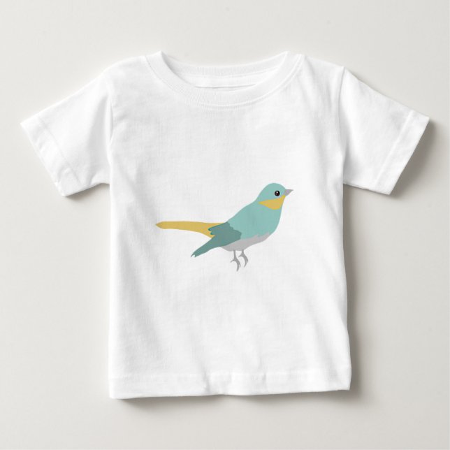 Hipster Birds Tee Shirt (Framsida)