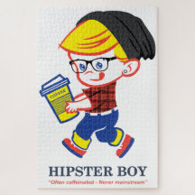 Hipster Boy - Parody illustration