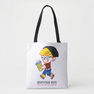 Hipster Boy - Parody illustration Tygkasse