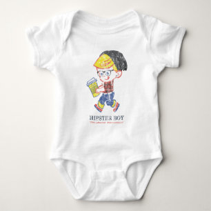 Hipster Boy-vintage Parody-illustration T Shirt