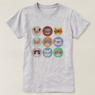 Hipster Cats T Shirt