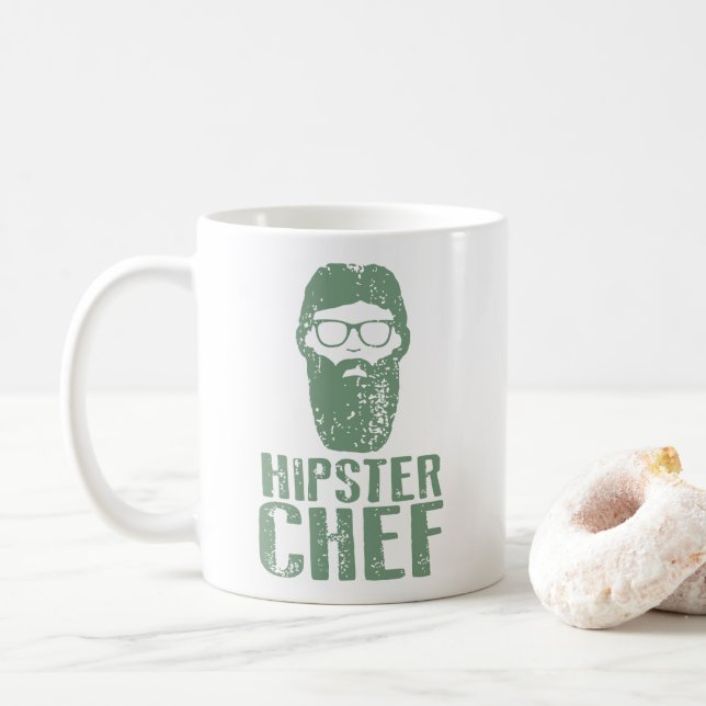 Hipster Chef Kaffemugg (Med munk)