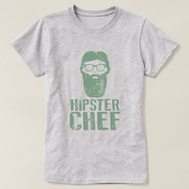 Hipster Chef Women's T-shirt (Design framsida)