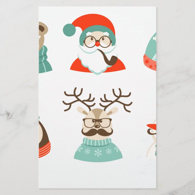 hipster christmas Santa (Framsida)