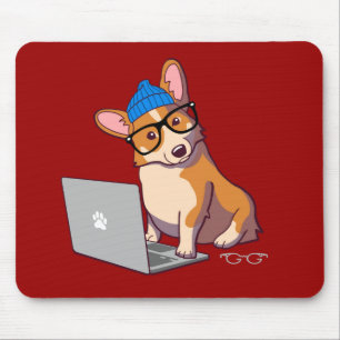 Hipster Corgi 2 (utan text) Musmatta