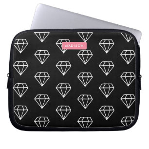 Hipster Diamonds Mönster Laptop Fodral
