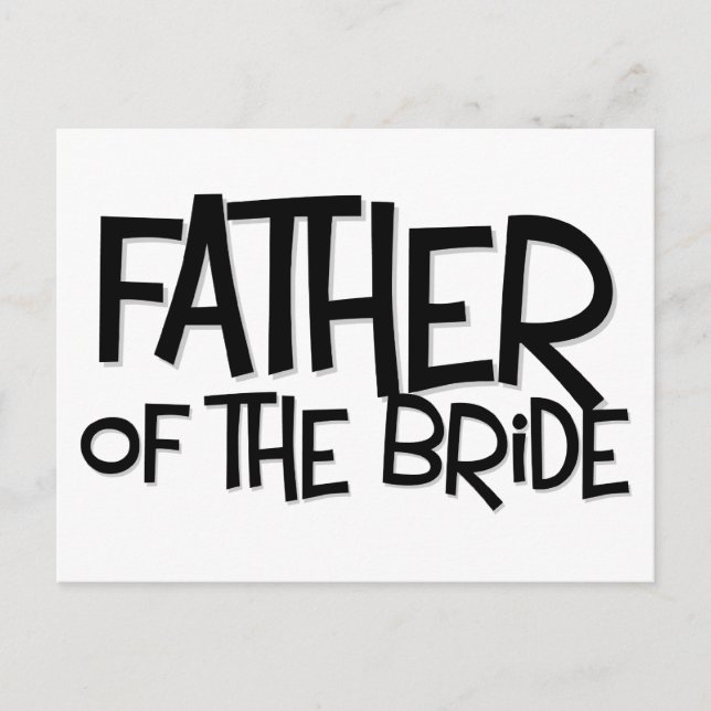 Hipster Far Bride Lite T Vykort (Framsida)