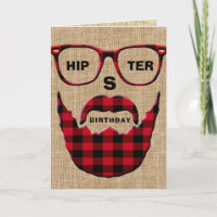 HipSter-födelsedagskort