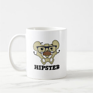 Hipster Funny Hip Bone Anatomy Pun Kaffemugg