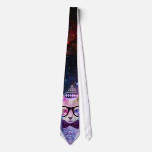Hipster galaxy cat slips