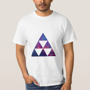 Hipster Galaxy / Space Triangle T Shirt