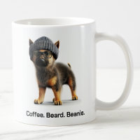 Hipster German Shepherd with Beanie Swagger