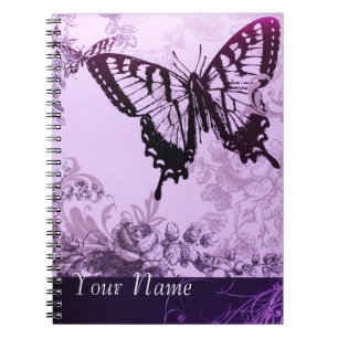 hipster girly boho chic butterfly anteckningsbok