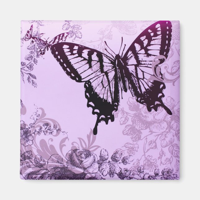 hipster girly boho chic butterfly magnet (Framsidan)