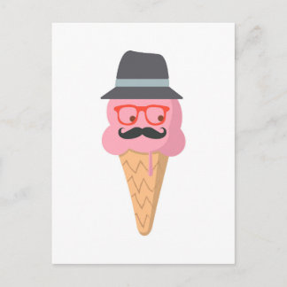 Hipster glass vykort