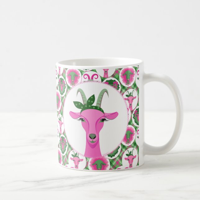 Hipster Goats | av totaltGoatally™ Kaffemugg (Höger)