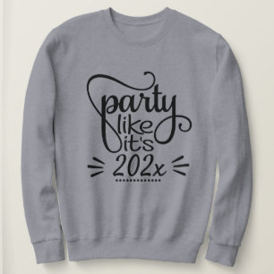 Hipster Gott nytt år Sweatshirt - Party liknande T Shirt