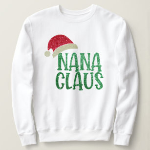 Hipster Grandma Nana Jultomten Funny jul T Shirt