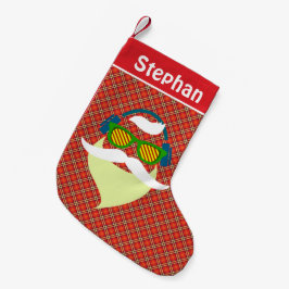 Hipster jultomte julstrumpa